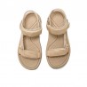 Sandalias Planas Mujer MTNG 60804 Beig