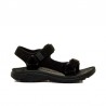 Sandalias Planas Mujer MTNG 60804 Negro