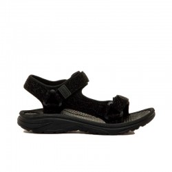 Sandalias Planas Mujer MTNG 60804 Negro