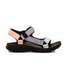 Sandalias Planas Mujer MTNG 60804 Azul