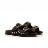 Sandalias Planas Mujer MTNG 55500 Negro