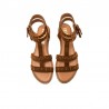Sandalias Planas Mujer MTNG 55545 Cuero