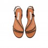 Sandalias Planas Mujer MTNG 56612 Negro