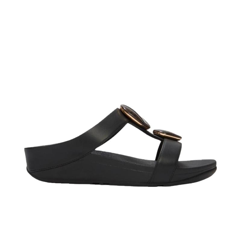 Sandalias Planas Mujer Fitflop W Fino Marbled Negro
