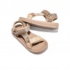 Sandalias Planas Mujer D.franklin Dfsh361014 Oro