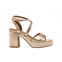 Sandalias de Tacón Mujer MTNG 56649 Oro