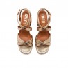 Sandalias de Tacón Mujer MTNG 56649 Oro