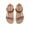 Sandalias Planas Mujer MTNG 60001 Beig