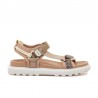 Sandalias Planas Mujer MTNG 60001 Beig