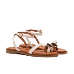 Sandalias Planas Mujer MTNG 55931 Hielo