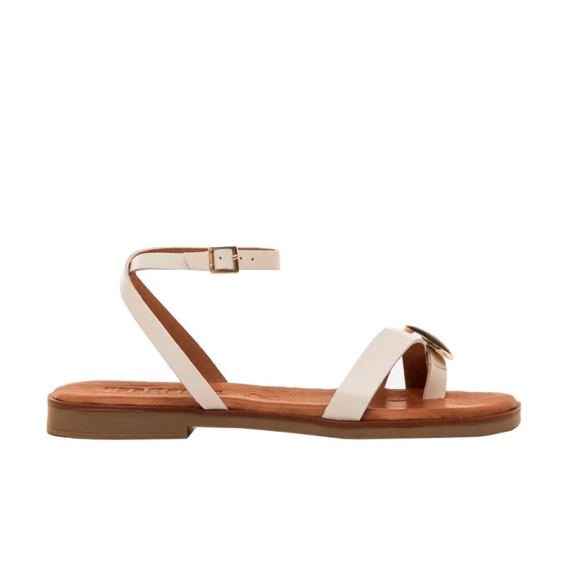 Sandalias Planas Mujer MTNG 55931 Hielo