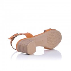 Sandalias de Tacón Mujer 48 Hrs 5105 Cuero