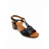 Sandalias de Tacón Mujer 48 Hrs 5105 Negro