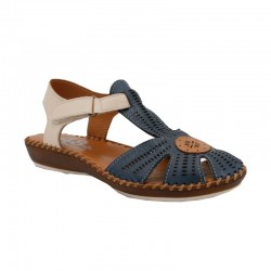 Sandalias Planas Mujer 48 Hrs 4801 Marino
