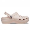 Sandalias Planas Mujer Crocs Classic Platform Clog W Rosa