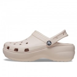 Sandalias Planas Mujer Crocs Classic Platform Clog W Rosa
