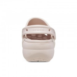 Sandalias Planas Mujer Crocs Classic Platform Clog W Rosa