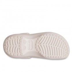 Sandalias Planas Mujer Crocs Classic Platform Clog W Rosa