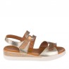 Sandalias Planas Mujer Zapp 681 Oro