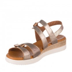 Sandalias Planas Mujer Zapp 681 Oro