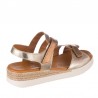 Sandalias Planas Mujer Zapp 681 Oro