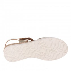 Sandalias Planas Mujer Zapp 681 Oro