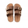 Sandalias Planas Mujer Yokono Wiwi Marron