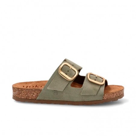 Sandalias Planas Mujer Yokono Jerba Verde