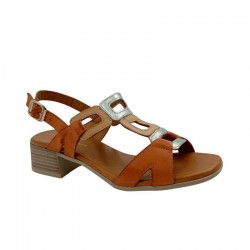 Sandalias de Tacón Mujer 48 Hrs 5604 Cuero