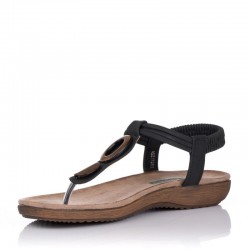 Sandalias Planas Mujer Zapp 17063 Negro