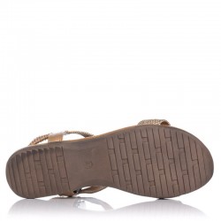 Sandalias Planas Mujer Zapp 23572 Bronce