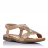 Sandalias Planas Mujer Zapp 23572 Bronce