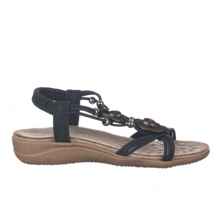 Sandalias Planas Mujer Zapp 28685 Negro