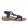 Sandalias Planas Mujer Zapp 28685 Negro
