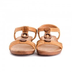 Sandalias Planas Mujer Zapp 26676 Oro