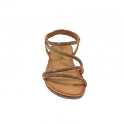 Sandalias Planas Mujer Zapp 30237 Camel