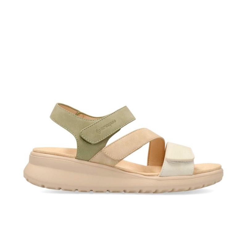 Sandalias Planas Mujer Zapp 30157 Kaki
