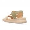 Sandalias Planas Mujer Zapp 30157 Kaki