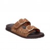 Sandalias Planas Mujer MTNG 55500 Cuero