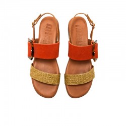 Sandalias de Tacón Mujer MTNG 55929 Kaki