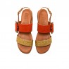 Sandalias de Tacón Mujer MTNG 55929 Kaki