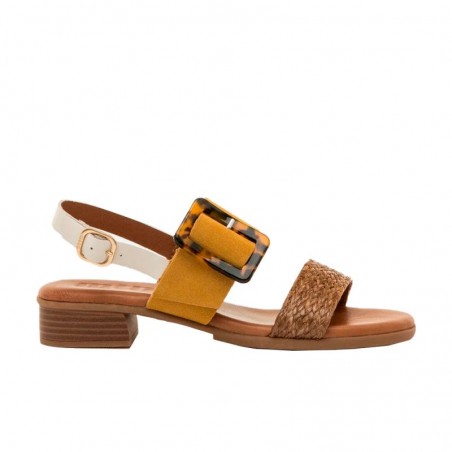 Sandalias de Tacón Mujer MTNG 55929 Cuero