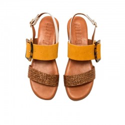 Sandalias de Tacón Mujer MTNG 55929 Cuero