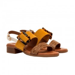 Sandalias de Tacón Mujer MTNG 55929 Cuero