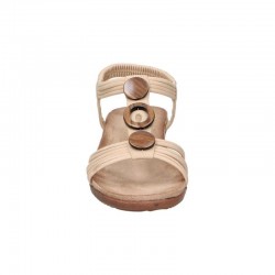 Sandalias Planas Mujer Zapp 26676 Beig