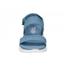Sandalias Planas Mujer Skechers Ultra Flex 3.0 All About U Celeste