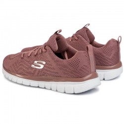 Sneakers Mujer Skechers Graceful - Get Conned Rosa