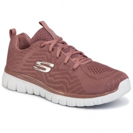 Sneakers Mujer Skechers Graceful - Get Conned Rosa