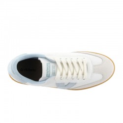 Sneakers Mujer Victoria Berlín Ciclista Piel & Serraje Celeste