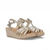 Cuñas Mujer Pitillos 10565 Oro